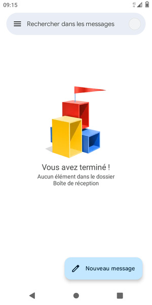 Votre messagerie Gmail est prête à l'emploi