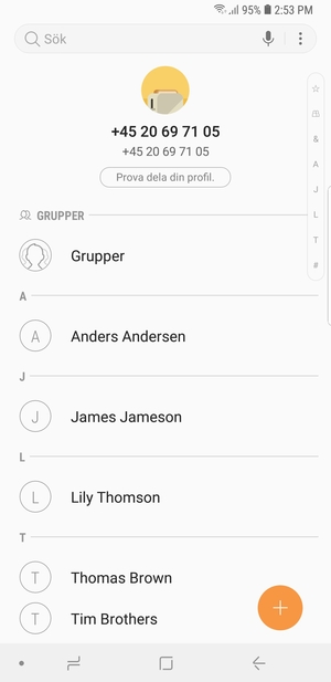 Tryck på Meny-knappen
