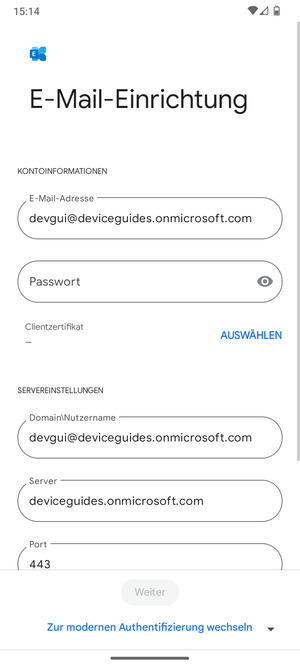 Geben Sie Ihre Passwort ein