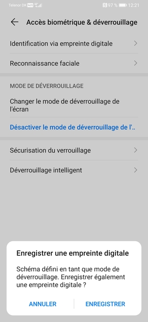 Sélectionnez ANNULER
