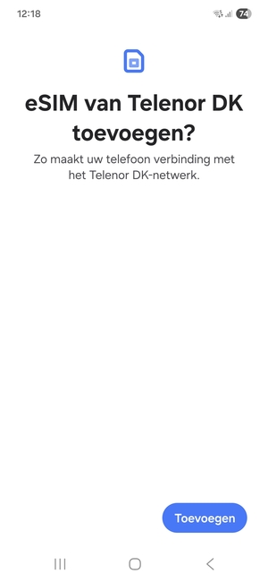 Selecteer Toevoegen