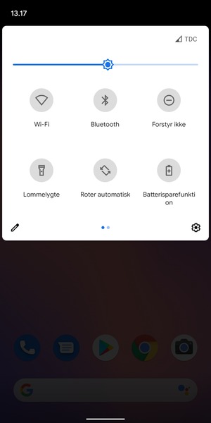 Vælg Batterisparefunktion