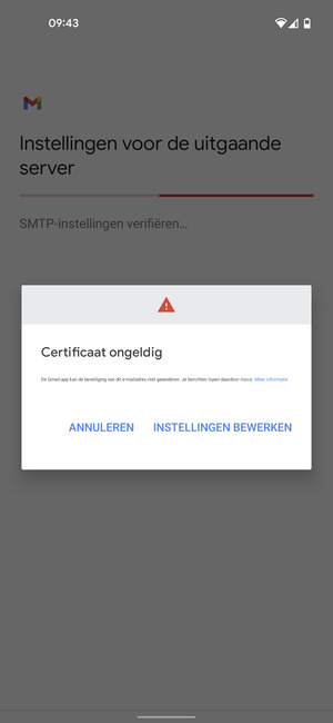 Selecteer INSTELLINGEN BEWERKEN