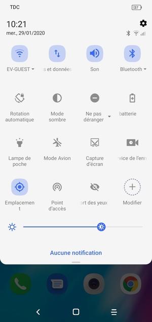 Désactiver le Wi-Fi et le Bluetooth