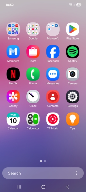 Select Settings