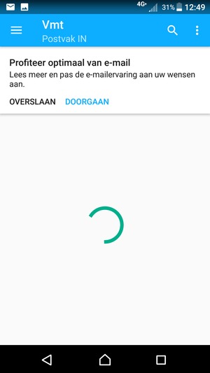 Uw account is klaar voor gebruik