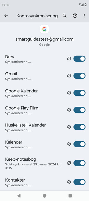 Dine kontakter fra Google vil nu blive synkroniseret til din telefon