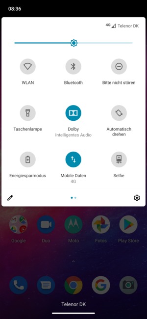Schalten Sie Energiesparmodus ein
