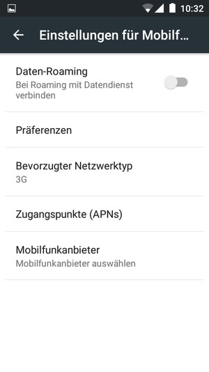 Wählen Sie Zugangspunkte (APNs)