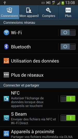 Sélectionnez Wi-Fi