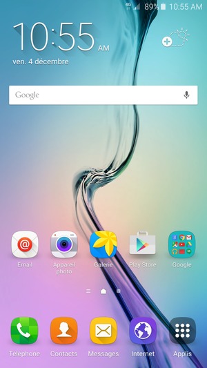 Sélectionnez Applis / Applications