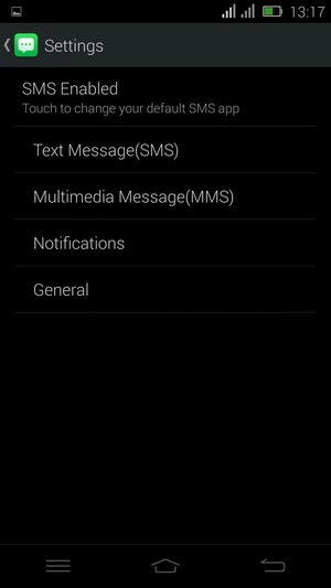 Select Text Message(SMS)