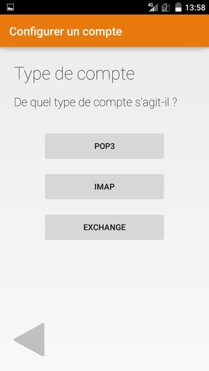 Sélectionnez Exchange