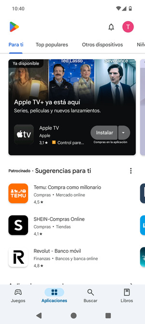 Seleccione Buscar
