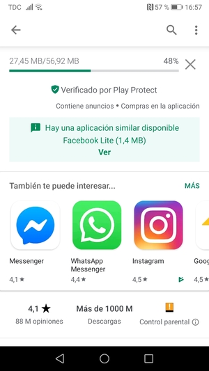 Espere a que el proceso de instalación finalice