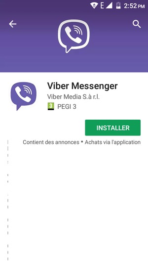 Sélectionnez INSTALLER