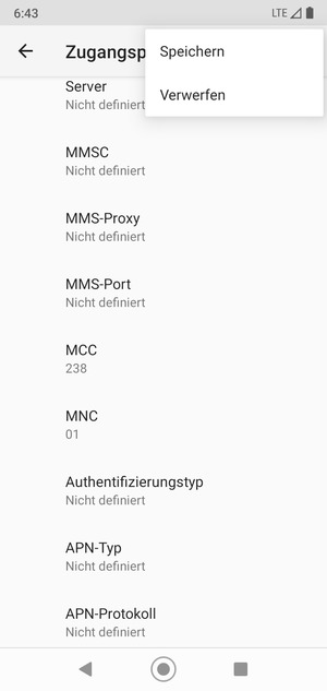 Wählen Sie Speichern