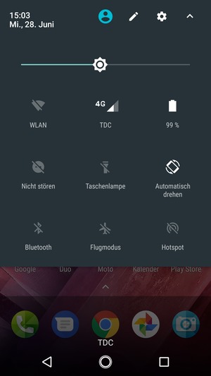 Wählen Sie die Einstellung-Taste