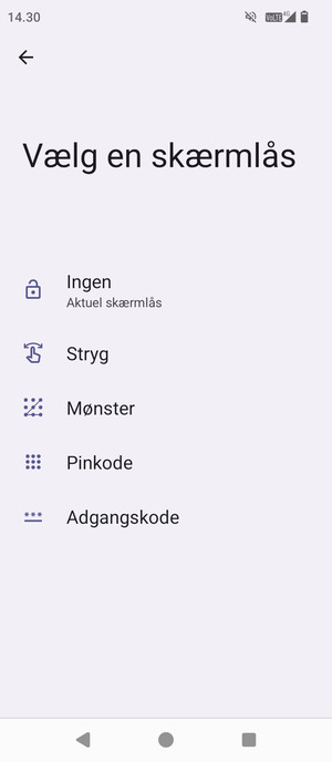 Vælg Mønster
