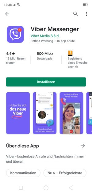 Wählen Sie Installieren