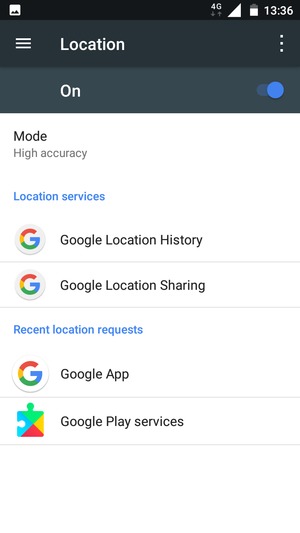 Turn off Location