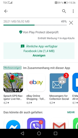 Warten Sie, bis der Installationsprozess  beendet ist