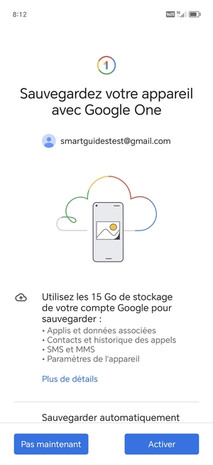 Sélectionnez Activer