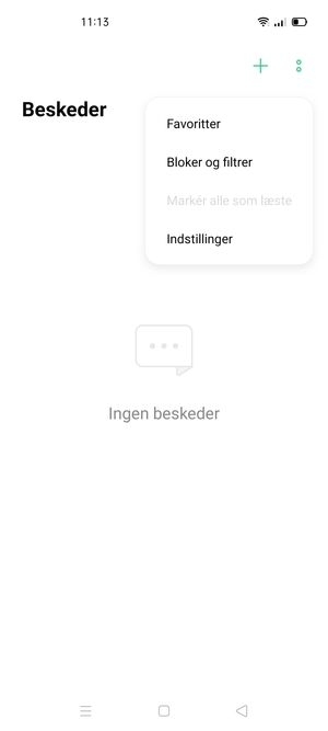 Vælg Indstillinger