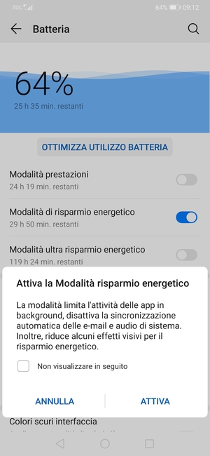 Seleziona ATTIVA