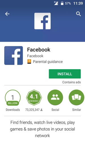 Select INSTALL