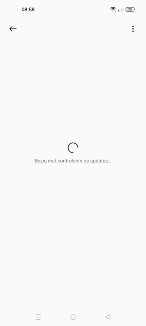 Wacht tot de zoekopdracht beëindigd is
