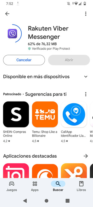 Espere a que el proceso de instalación finalice