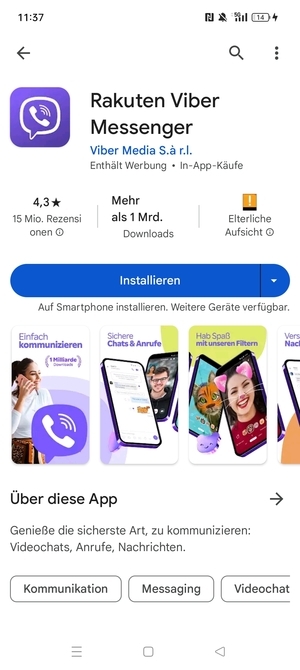 Wählen Sie Installieren