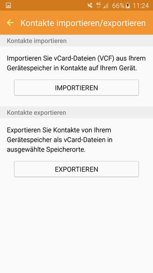 Wählen Sie IMPORTIEREN