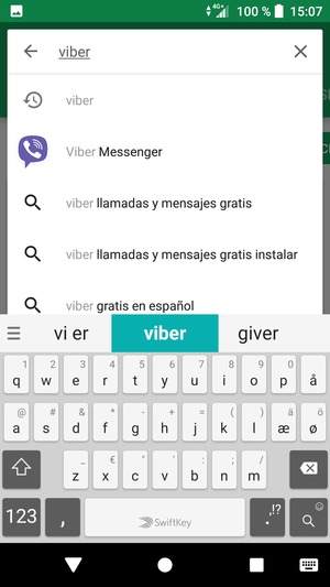 Introduzca el nombre de la aplicación y seleccione Buscar