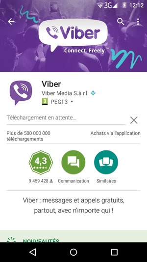 Veuillez attendre la fin de la procédure d'installation