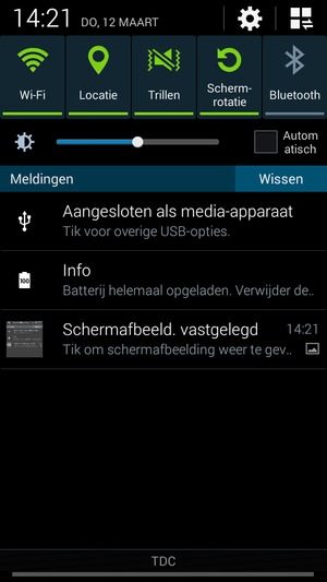 Schakel WI-FI en BLUETOOTH uit