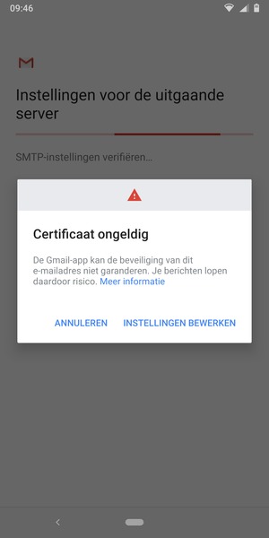 Selecteer INSTELLINGEN BEWERKEN