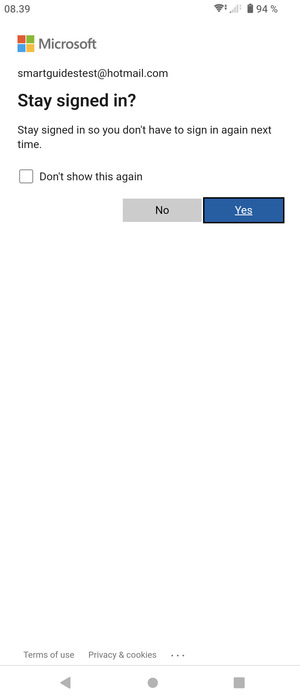 Select your preferred option