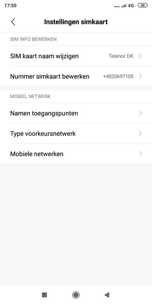 Selecteer Type voorkeursnetwerk