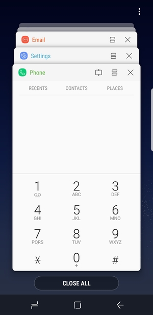 Select CLOSE ALL