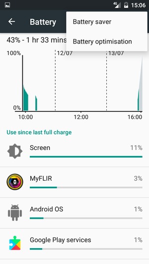 Select Battery saver