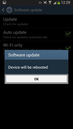Select OK