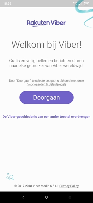 Uw app is klaar voor gebruik