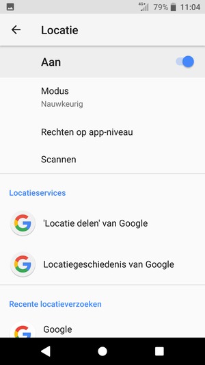 Schakel Locatie uit