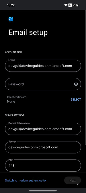 Enter your password