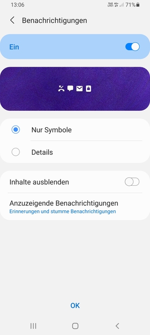 Wählen Sie Ihre bevorzugten Optionen und wählen Sie OK