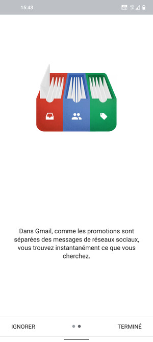 Sélectionnez TERMINÉ