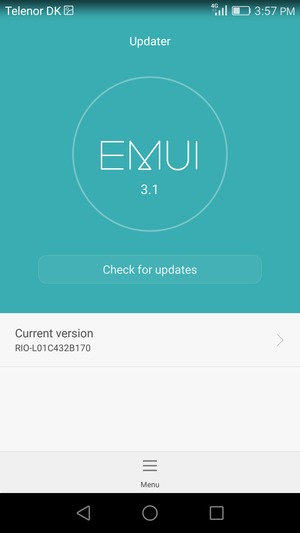 Select Check for updates