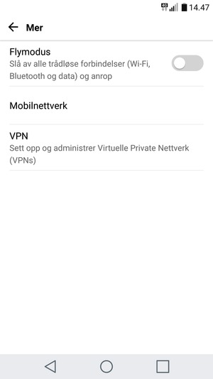 Velg Mobilnettverk